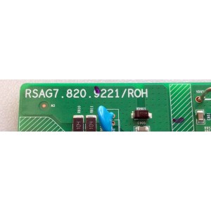 MAIN FUENTE (COMBO) PARA TV HISENSE / NUMERO DE PARTE 264148 / 264149 / RSAG7.820.9221/ROH / HU50A6109FUWR / PANEL HD500X1U91-L3\S1\GM\ROH / DISPLAY CV500U2-T01 / MODELO 50R6090G5 / 50R6E3