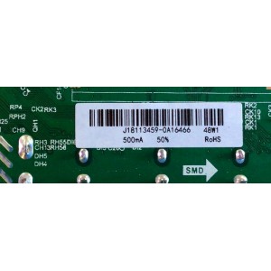 MAIN FUENTE (COMBO) PARA TV ELEMENT / NUMERO DE PARTE J18113459 / TP.MS3553.PB819 / 2605634A0 / PANEL C320X18-E8C-H / MODELO ELEFW328