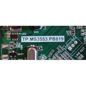 MAIN FUENTE (COMBO) PARA TV ELEMENT / NUMERO DE PARTE J18113459 / TP.MS3553.PB819 / 2605634A0 / PANEL C320X18-E8C-H / MODELO ELEFW328