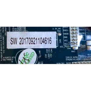 MAIN FUENTE PARA TV ELEMENT / NUMERO DE PARTE  21006230 / CV3553BH-Q42 / 7.D3553BHQ4213.3D2 / 79H12091709DA0085 / E17212-9-KK / CV3553BH_Q42_13_170324 / KR17-0152 / PANEL MD5541YTCF / MODELO ELEFW5517