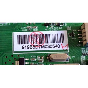 MAIN PARA TV ELEMENT / NUMERO DE PARTE  919B8D / JUC7.820.00204347 / HLS78D-I / 919B8D7M030540 / PANEL C500F18-E61-P / MODELO E2SW5018