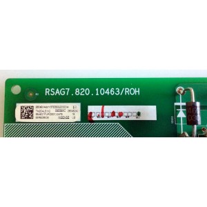 MAIN FUENTE ((COMBO)) PARA TV HISENSE 4K·UHD·HDR ((ROKU TV)) / NUMERO DE PARTE 280461 / 280462 / RSAG7.820.10463/ROH / 280461A / 280462A / 55A521FUR / PANEL HD550Y1U72-T0L4\WG\S0\GM\ROH / DISPLAY HV550QUB-F70 / MODELO 55R6095G5