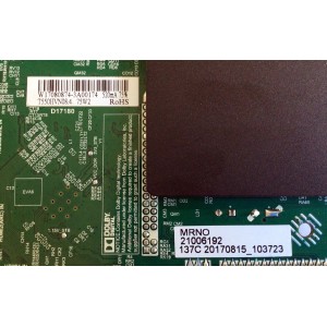 MAIN FUENTE (COMBO) PARA TV ELEMENT / NUMERO DE PARTE W17080874 / 21006192 / TP.MS3353.PB801 / T550HVN08.4 / 20170815_103723 / E17212-3-KK / PANEL MD5534YTAF / MODELO ELEFW5017 H7AAM / ELEFW5517