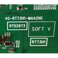 MAIN PARA TV TCL / NUMERO DE PARTE SVSRT73003-MA200AA / 40-RT73H1-MAA2HG / V8-RT73K01 / RTD2873 / RT73H1 / PANEL LVU550NDBL / DISPLAY T550QVN05.6 / MODELO 55R625