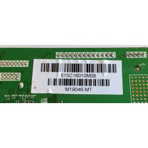 MAIN PARA TV HITACHI / NUMERO DE PARTE 515C16010M08 / MS16010-ZC01-01 / 1010312307 / M19046-MT / E022M394-C1 / E168066 / PANEL CC575PU1L01 / MODELO 58C61