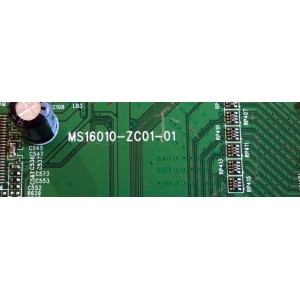 MAIN PARA TV HITACHI / NUMERO DE PARTE 515C16010M08 / MS16010-ZC01-01 / 1010312307 / M19046-MT / E022M394-C1 / E168066 / PANEL CC575PU1L01 / MODELO 58C61