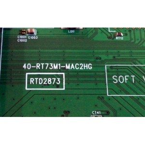 MAIN PARA TV TCL / NUMERO DE PARTE 08-CS65CUD-OC400AA / 40-RT73M1-MAC2HG / RTD2873 / 08-RT73007-MA200AA / 08-RT73007-MA300AA / V8-RT73K01-LFV1678/ PANEL LVU650NDHL / MODELO 65R635