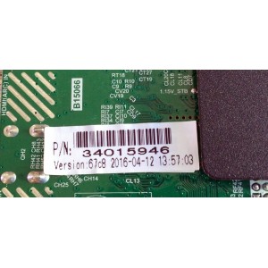 MAIN FUENTE (COMBO) PARA TV ELEMENT / NUMERO DE PARTE 34015946 / TP.MS3393.PB801 / K16031081/ PANEL T500HVN08.2 / MODELO ELEFJ501 / ELFW5017 R807RRR