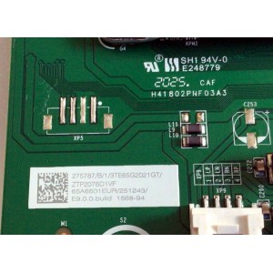 MAIN PARA TV HISENSE / NUMERO DE PARTE 275787 / RSAG7.820.8840/ROH / 251243 / 65A6501EUR / H41802PNF03A3 / E248779 / PANEL HD650V3U52-TDL3\S0\BFJ\GM\ROH / MODELO 65R8F5