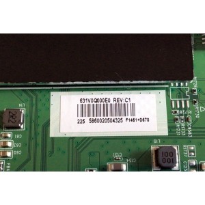 MAIN PARA TV TOSHIBA / NUMERO DE PARTE 631V0Q000E0 / 691V0Q000E0 / VTV-L55736 / VTV-L55736 REV:1 / E89382 / 7160248-5 / PANEL K550WDCRA-UK350A7 / MODELO 55LF621U21