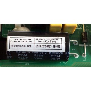 MAIN FUENTE (COMBO) PARA TV SCEPTRE / NUMERO DE PARTE U15041456 / TP.MS3393.PB720 / HV320WHB-N00 / T201403033A / 5526 20150423_195613 / 32_DLED_HD_60-72V / P2E13993B0 / 8142123332039 / PANEL HV320WHB / MODELO X322BV-MQR8UAV93DH