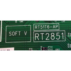 MAIN PARA SMART (ANDROID TV) TV TCL 4K UHD HDR RESOLUCION (3840 x 2160) / NUMERO DE PARTE  08-CS55TML-LC469AA / 40-RT51T6-MAB2HG / 08-RT51T20-MA200AA / 08-RT51T20-MA300AA / GTC008138A / V8-R851T02-LF1V365.015491/ PANEL LVU550NEL CS9W17 / MODELO 55S434