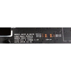 MAIN PARA SMART TV SAMSUNG QLED 4K UHD RESOLUCION (3,840 x 2,160) / NUMERO DE PARTE  BN94-14506J / BN41-02697A / BN97-15892G / PANEL CY-QR065FGLV1H / MODELO QN65LS03RAFXZA FA01