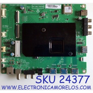 MAIN PARA SMART TV VIZIO OLED 4K HDR UHD RESOLUCION (3840 x 2160) / NUMERO DE PARTE XKCB02K022 / 715GA847-MOD-R00-005Y / (X)XKCB02K022000X/JQ5KX6  / PANEL LE650AQD (EN)(A2) / MODELO OLED65-H1 OTYPZSKW