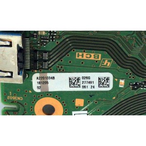 MAIN PARA SMART TV SONY 4K ULTRA HD CON HDR RESOLUCION (3840 x 2160) / NUMERO DE PARTE A-220-1034-B / 1-982-627-11 / A2201034B  / PANEL YD8S010CNX01 / MODELO XBR-70X830F / XBR70X830F
