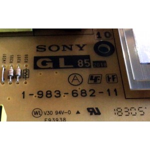 FUENTE DE PODER PARA TV SONY / NUMERO DE PARTE 1-474-721-11 / 1-983-682-11 / APS-425(CH) / 147472111 / PANEL YD8S010CNX01 / MODELO XBR-70X830F / XBR70X830F