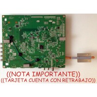 MAIN PARA TV VIZIO / NUMERO DE PARTE Y8386524S / 0160CAP06E00 524 / 1P-0145J00-6010 / 0160CAP06E00 / PANEL´S S700FU1-1 / S700FU1-3 / MODELO P702UI-B3 / P702UI-B3 LFTRREAQ / (( NOTA IMPORTANTE TARJETA RETRABAJADA ))