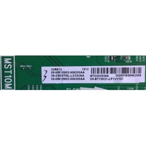 MAIN PARA TV TCL / NUMERO DE PARTE 08-CS55TML-LC335AA / 40-MST10M-MAH4HG / MST10M / 08-MS10M02-MA200AA / 08-MS10M02-MA300AA / V8-ST10K01-LF1V1107 / PANEL LVU550NDBL SD9W00 / MODELO 55R615