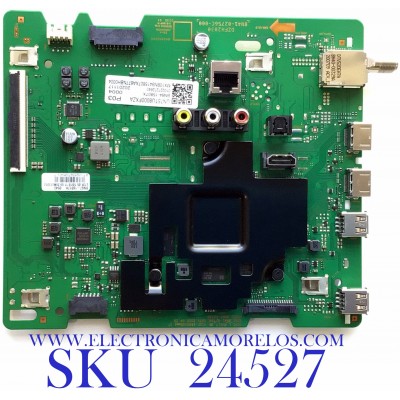 MAIN PARA SMART TV SAMSUNG Crystal UHD 4K CON HDR RESOLUCION (3,840 x 2,160) / NUMERO DE PARTE BN94-15807X / BN41-02756C / BN97-16917H / 010227272640 / 20201117 / PANEL CY-BT075HGV1H NW47 / MODELO UN75TU8000FXZA CA03