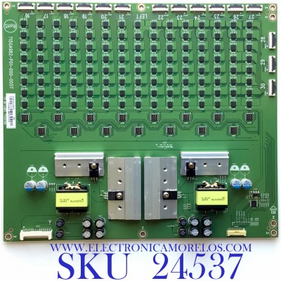 LED DRIVER PARA TV VIZIO 4K QUANTUM UHD SMART TV / NUMERO DE PARTE LNTVJT12ZAAAL / 715GA982-P01-000-005T / JT12ZAAAL / (X)LNTVJT12ZAAAL / PANEL T750QVF04.4 / MODELO P75QX-H1 / P75QX-H1 LTYAZT / P75QX-H1 LTYAZTKW