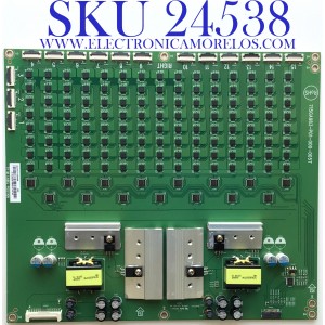 LED DRIVER PARA TV VIZIO 4K QUANTUM UHD SMART TV / NUMERO DE PARTE LNTVJT12ZAAAM / 715GA983-P01-000-005T / JT12ZAAAM / (X)LNTVJT12ZAAAM / PANEL T750QVF04.4 / MODELO P75QX-H1 / P75QX-H1 LTYAZT / P75QX-H1 LTYAZTKW