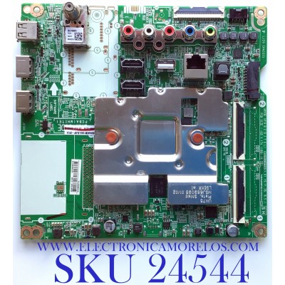 MAIN PARA SMART TV LG 4K UHD RESOLUCION (3840 x 2160) / NUMERO DE PARTE EBT66493102 / EAX69083603(1.0) / DIEBT000-0135 / RU08R2A1VL / PANEL NC650EQG-ABHH5 / MODELO 65NAN081ANA.BUSFLOR / 65NAN081ANA