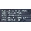 MAIN PARA SMART TV SAMSUNG QLED 4K UHD HDR RESOLUCION (3,840 x 2,160) / NUMERO DE PARTE BN94-15309W / BN41-02754B / BN97-16882E / 010222151169 / 20200804 / PANEL CY-RT050HGAV4H NW26 / MODELO QN50LS03TAFXZA AA01
