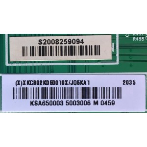 MAIN PARA SMART TV VIZIO 4K CON HDR RESOLUCION (3840 x 2160) / NUMERO DE PARTE XKCB02K050 / 715GA755-M01-B00-005Y / (X)XKCB02K050010X/JQ5KA1 / KSA650003 / 5003006 / PANEL T650QVF09.5  / MODELO P65Q9-H1 LTYAZNMW