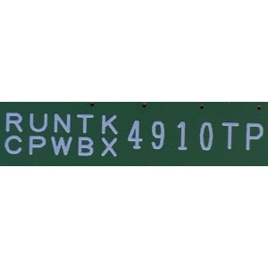 T-CON PARA TV SHARP / NUMERO DE PARTE DUNTKF778FM16 / KF778 / RUNTK4910TP / CPWBX4910TP  / FM16 / QKITPF778WJN3 / QPWBXF778WJN3 / DUNTKF778WE16 / PANEL LK695D3GW30E / MODELO LC-70LE732U