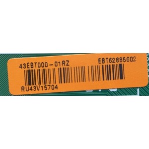 MAIN PARA SMART TV LG RESOLUCION (1920 x 1080) / NUMERO DE PARTE EBT62885602 / EAX65363904(1.1) / 62364702 / 43EBT000-01RZ / RU43V15704 / G042Q9006M / PANEL LC470DUH (FG)(A2) / MODELO 47LB6300-UQ.AUSWLJR / 47LB6300-UQ