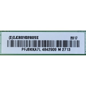 MAIN FUENTE PARA SMART TV VIZIO  / NUMERO DE PARTE XJCB02K029 / 715GA481-C01-001-004T / (X)XJCB02K029020X / PFJ8KKA7L / 4842909 / PANEL TPT240B2-0LV1D.Q / DISPLAY CC240LV1D VER.01 / MODELO D24F-G1 LTMDQLPW / D24F-G1 LTMDQLQW