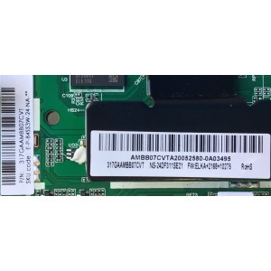 MAIN PARA TV INSIGNIA / NUMERO DE PARTE 317GAAMBB07CVT / TD.T950.67 / A20052580 / AMBB07CVTA20052580 / E254215 / E-P-B4SS3W-24-NA / E021M442-G2 / MODELO NS-24DF311SE21