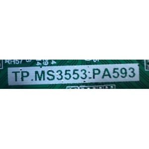 MAIN FUENTE (COMBO) PARA TV INSIGNIA / NUMERO DE PARTE 536D215AF201 / TP.MS3553.PA593 / A20052354 / 2010066018 /  515Y3553DM03 / TP.MS3553.PA593B / 20200506 / E248237 / 163121 / 191E24857A / PANEL T215HVN01.1 / MODELO NS-22D510NA19 / NS-22D510NA19 REV.C