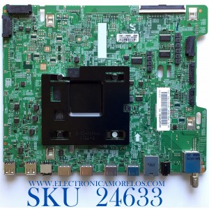 MAIN PARA SMART TV SAMSUNG QLED 4K UHD CON HDR RESOLUCION (3,840 x 2,160) / NUMERO DE PARTE BN94-12914F / BN41-02636A / BN97-14052E / 010192117823 / 20181018 / PANEL CY-TN082FLLV1H KW42 / MODELO QN82Q8FNBFXZA FA01