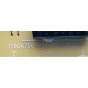 FUENTE DE PODER PARA TV VIZIO / NUMERO DE PARTE ADTVJ1811AB7 / 715GA750-P01-000-003S / (X)ADTVJ1811AB7 / VJ1811AB7 / 4851687A0108 / PANEL TPT430H3-QUBH10.K REV:SAP0H / TPT430H3-QUBH10.K REV:SA9P0Q MODELOS V435-H11 LTMUZGLW / V435-H1 LTCUZGKW