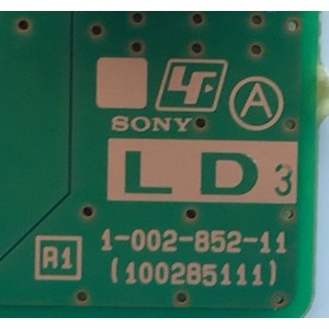 TARJETA LD4 PARA TV SONY / NUMERO DE PARTE A5010442A / 1-002-852-11 / 10028511 / A-5010-442-A / PANEL YS9F043HNO01 / MODELO XBR-43X800H / XBR43X800H