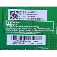 MAIN FUENTE PARA TV LG NUMERO DE PARTE 60103-00545 / TP.MS3553T.PB791 / 4300065173 / 20191118 / HV280WHB-H4D / B3644802 / PANEL BOEI28WX1 / MODELO 28LM400B-PU.AUSDLPM / 28LM400B-PU / 28LM400B