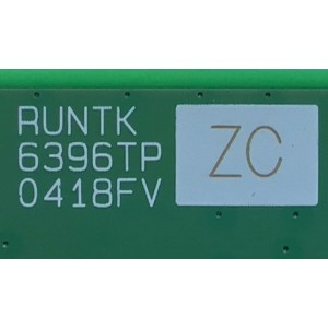 T-CON PARA TV JVC / NUMERO DE PARTE RUNTK6396TPZC / 1P-118BC00-4010 / RUNTK0418FV / RUNTK6396 / PANEL JE695R3HB9L / MODELOS LT-70MAW795 / E4AA70R / 100012588 ((70 PULGADAS)) / 100068378 ((70 PULGADAS))