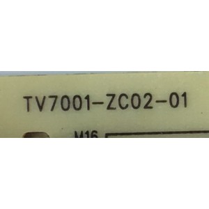 FUENTE DE PODER PARA TV JVC / NUMERO DE PARTE 514C7001M17 / TV7001-ZC02-01 / E021M425-J3 / KB-5150 / E168066 / PANEL´S JE695R3HB9L / T750QVR04.0 / MODELOS LT-70MAW795 / RTRU7027-US / E4AA70R / 100012588 (70 PULGADAS) / WR75UX4200