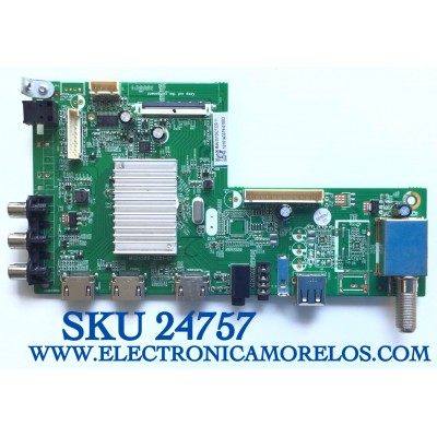 MAIN PARA TV JVC SMART 4K UHD CON HDR RESOLUCION (3840 x 2160) NUMERO DE PARTE 1010143379 / MS34580-ZC01-01 / M44/2010027220/11 / 2010027220D / PANEL LSC490FN02-G01 / MODELO LT-49MA770