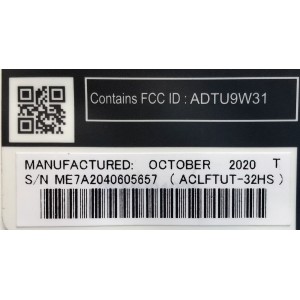 MAIN FUENTE (COMBO) PARA TV PHILIPS SMART TV HD RESOLUCION (1366 X 768) / NUMERO DE PARTE ACLFT01Z / ACLFTUT-32HS / BACLF0G0201 Z / PANEL UCGF1XT / DISPLAY LSC320AN10-A08 / MODELO 32PFL4664/F7 / 32PFL4664/F7 A