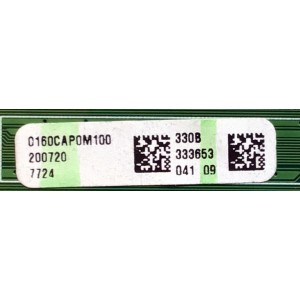 MAIN PARA TV VIZIO NUMERO DE PARTE 0160CAP0M100 / 1P-019C501-4011 / CAR0V / 200720 / 333653 / PANEL SD600DUA-5 / DISPLAY FP501R3HB023 / MODELO V605-H3 LFTRA3