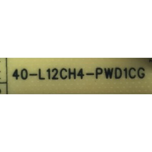 NUMERO DE PARTE 08-L12CLJ2-PW210AA / 40-L12CH4-PWD1CG / 40-L12CH4-PWF1CG / L12CL / PANEL LVU500NDEL HS9W01 V5 / DISPLAY CC500PV9D VER.02 / MODELOS 50S431 / 50S433 / 50S435 / 50S434 / 50S446 / 50S525