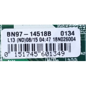  MAIN PARA TV SAMSUNG NUMERO DE PARTE BN94-13095B / BN97-14518B / BN41-02585B / BN41-02585 / BN9413095B / PANEL CY-JN040BGNV1H / MODELO UN40J5290AFXZX DA01