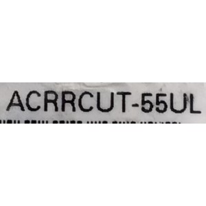 MAIN PARA TV SANYO NUMERO DE PARTE ACRRCUT-55UL / BACRRAG02011 / E019E2794AA / MODELO FW55R70F 