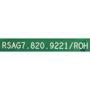 MAIN FUENTE (COMBO) PARA TV HISENSE·ROKU TV 4K·UHD·HDR / NUMERO DE PARTE 272019 / RSAG7.820.9221/ROH / 263340 / HU58A6109FUWR / PANEL HD58X1U91-L1\S0\CKD3A\ROH / DISPLAY CV580U1-T01 / MODELO 58R6E3 58A6109FUWR