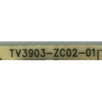  FUENTE PARA TV ONN DE 43'' / NUMERO DE PARTE TV3903-ZC02-01 / TV3903-ZC02-01 / E021M413-E3 / E168066 / 20200518 / 1010398085-01476 / PANEL V430DJ1-Q01 / MODELO 100012584