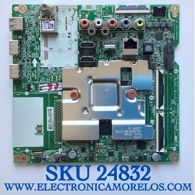 MAIN PARA SMART TV LG 4K NanoCell HDR RESOLUCION (3840 x 2160) / NUMERO DE PARTE EBT66493002 / EAX69083603(1.0) / 0IEBT000-01N5 / RUD08X2A1FG / PANEL NC550EQG-ABHH5 / MODELO 55NAN081ANA.BUSFLOR / 55NAN081ANA
