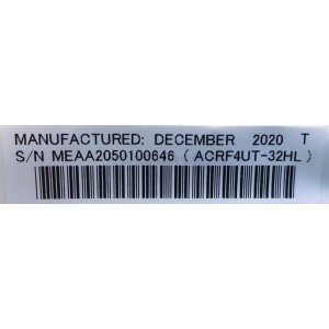 MAIN FUENTE PARA TV PHILIPS / NUMERO DE PARTE / ACRF401Z /  ACRF4UT-32HL / BACLFAG0201 Z / PANEL'S LC320DX(SM)(A8) / UCDF4XT / DISPLAY LC320DXJ (SM)(A8) / MODELO 32PFL4664/F7