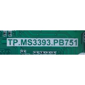 MAIN FUENTE PARA TV ELEMENT NUMERO DE PARTE K17051743 / TP.MS3393.PB751 / E17133-SY / K17051743-0A02782 / PANEL T400-V35-DLED / MODELO ELGW4017